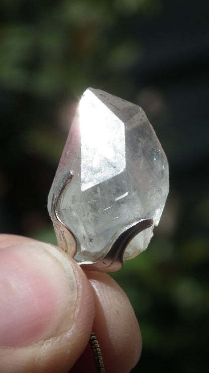 Herkimer diamond necklace // XXL Herkimer diamond necklace