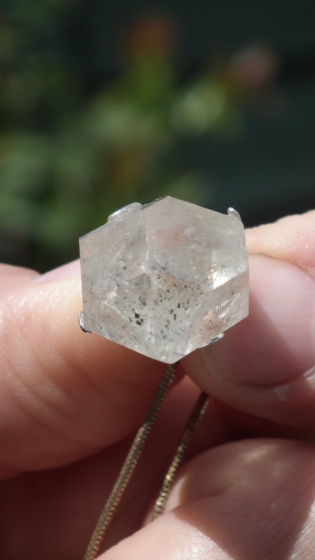 Herkimer diamond necklace // XXL Herkimer diamond necklace