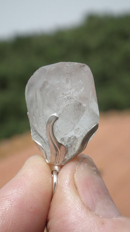 Herkimer diamond necklace