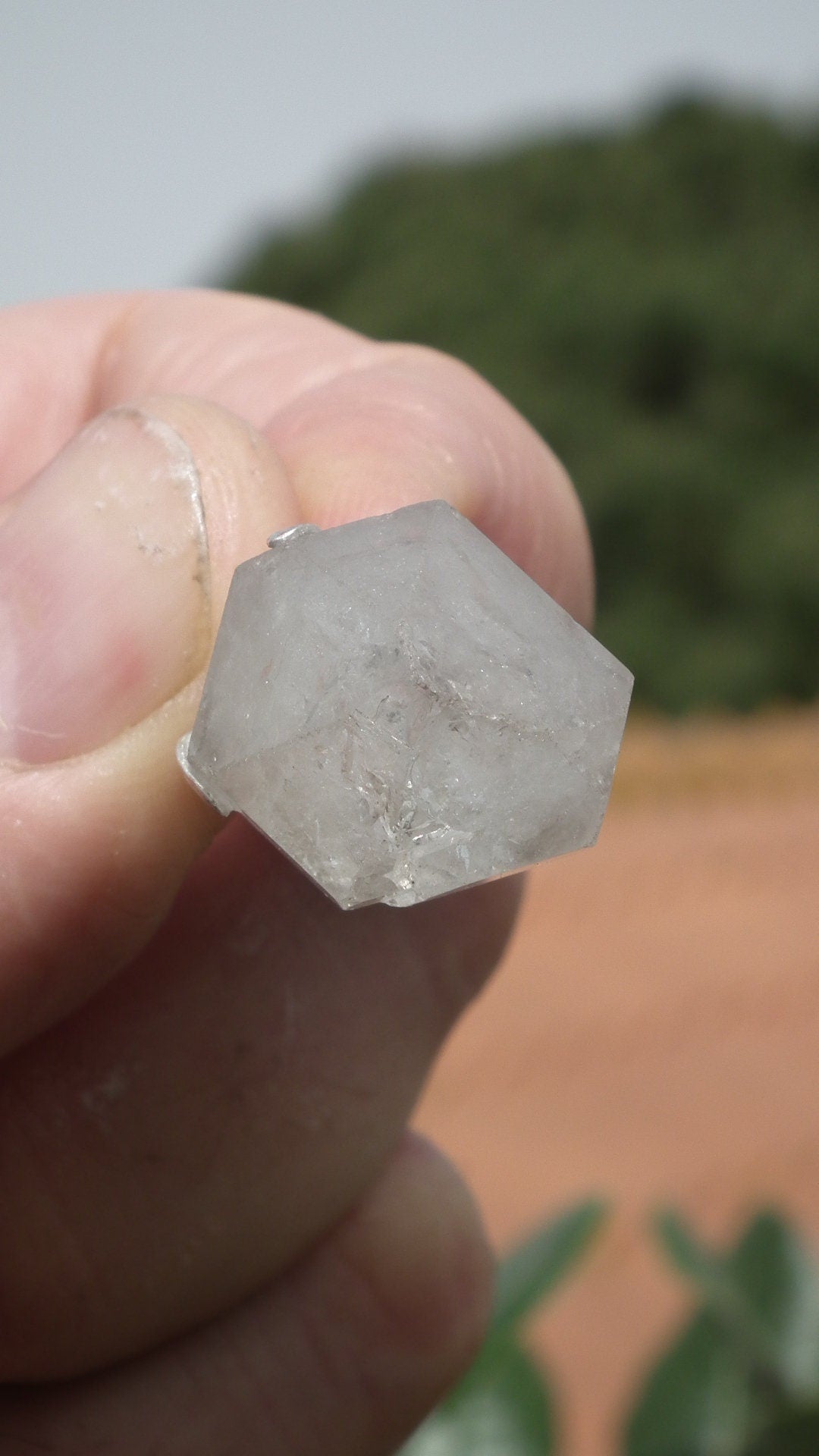 Herkimer diamond necklace