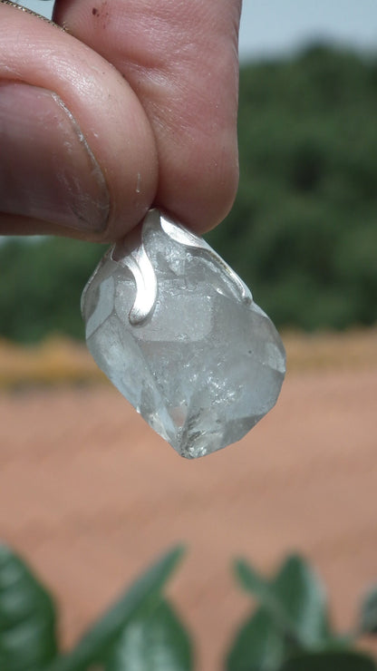 Herkimer diamond necklace