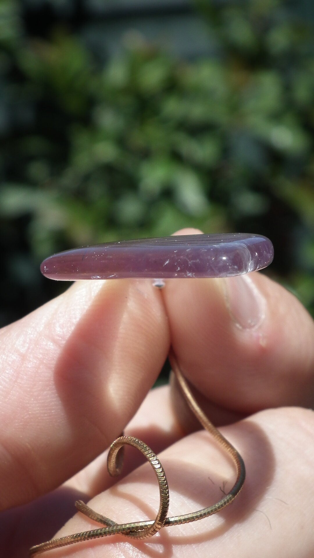 Ametrine necklace // Ametrine crystal // Ametrine pendant // with sterling silver bail