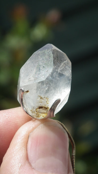 Herkimer diamond necklace // XXL Herkimer diamond necklace