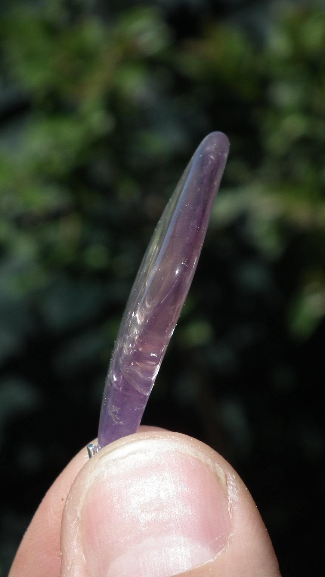 Ametrine necklace // Ametrine crystal // Ametrine pendant // with sterling silver bail