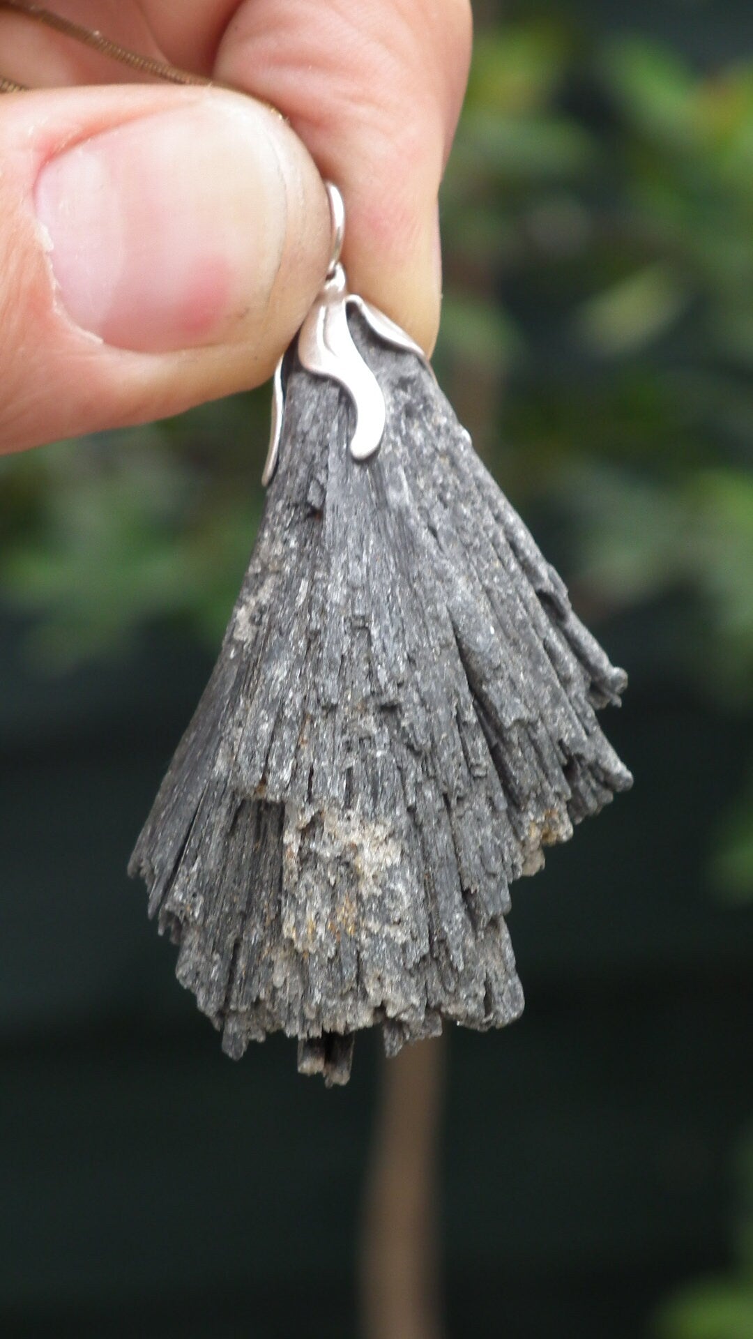 Black Kyanite pendant