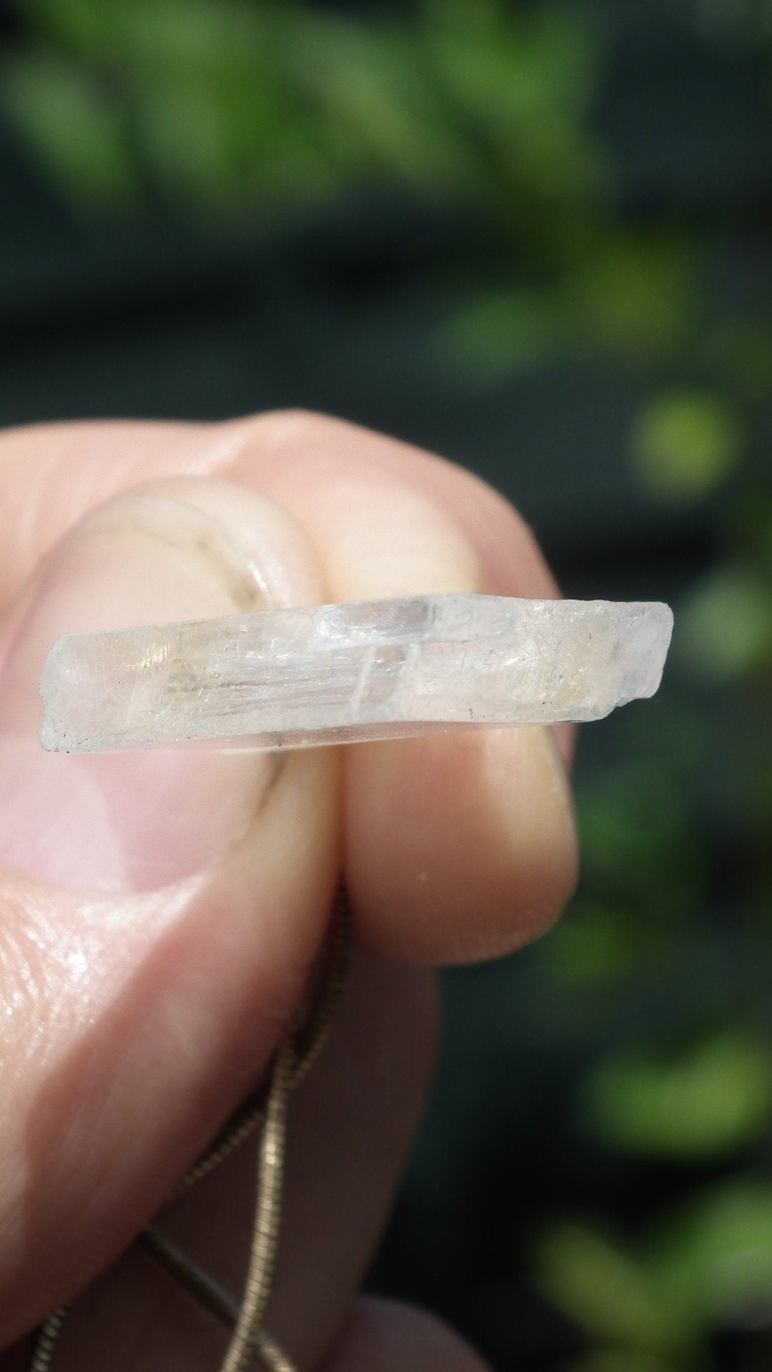 Optical Calcite pendant // Calcite Jewelry