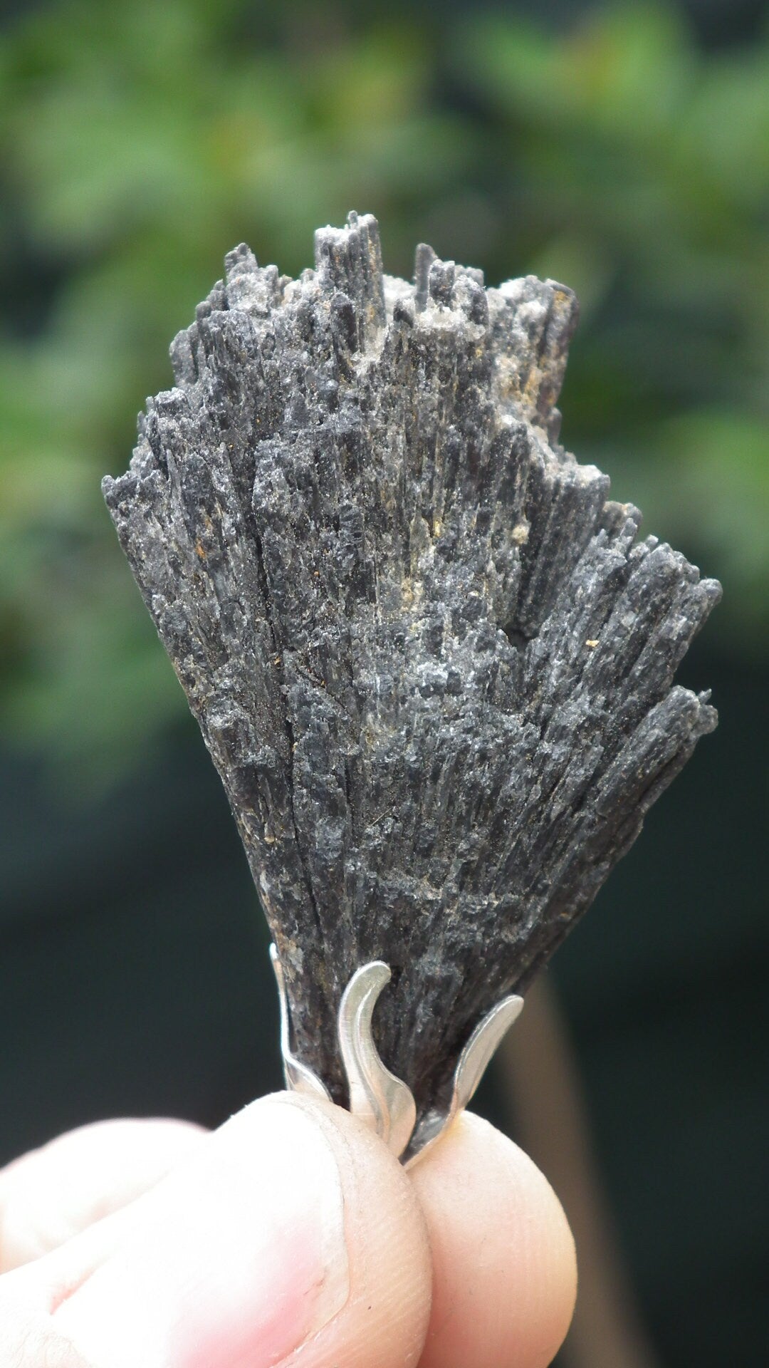 Black Kyanite pendant