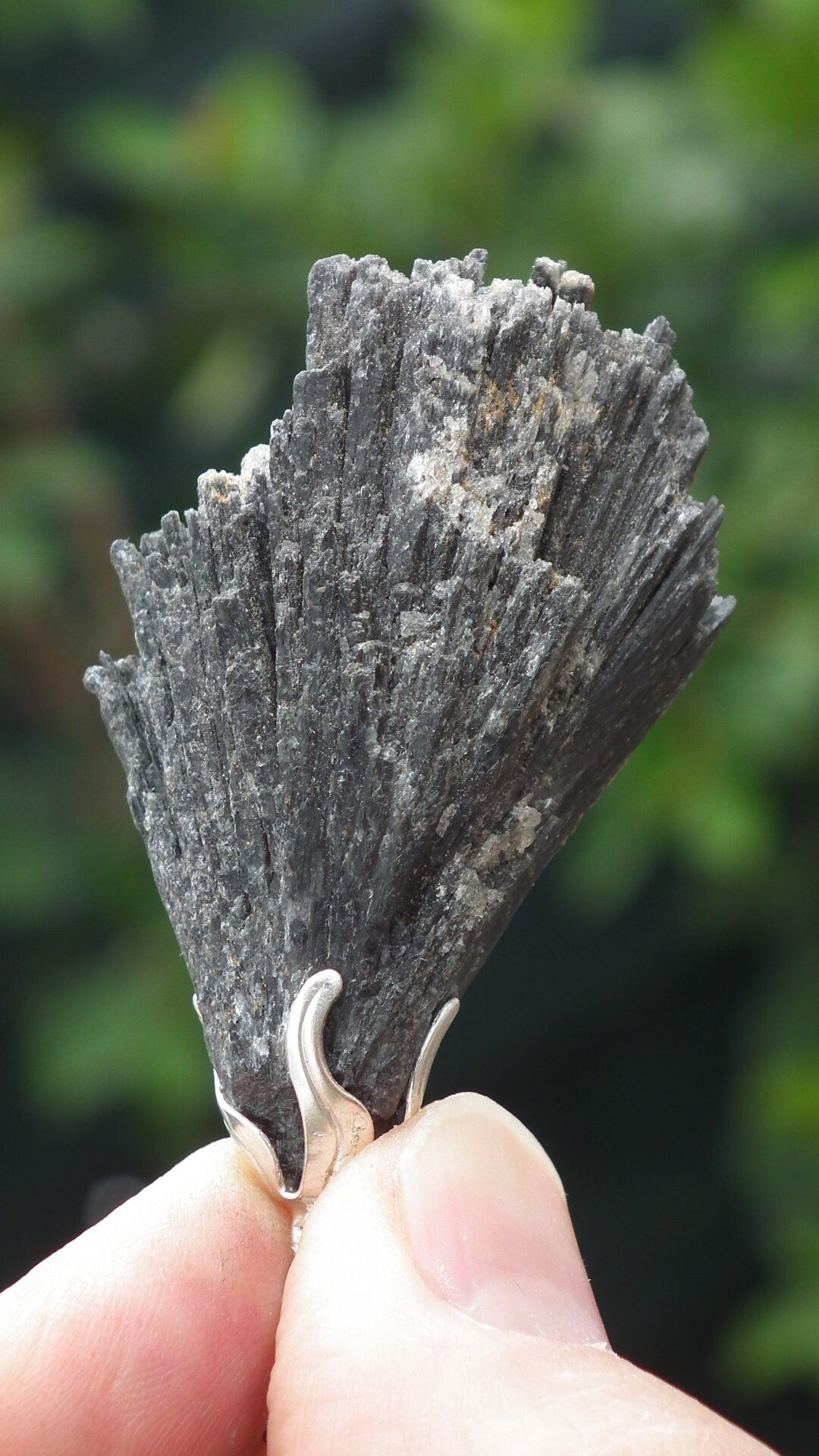 Black Kyanite pendant