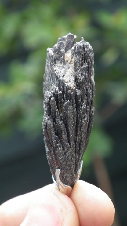 Black Kyanite pendant