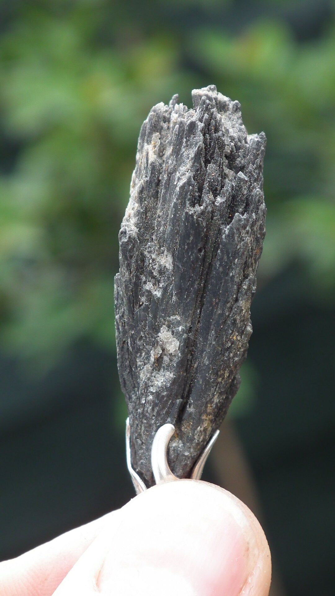 Black Kyanite pendant