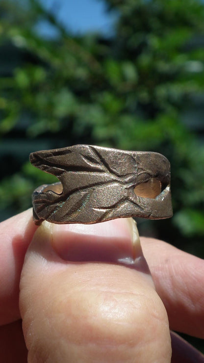 Handmade bronze ring