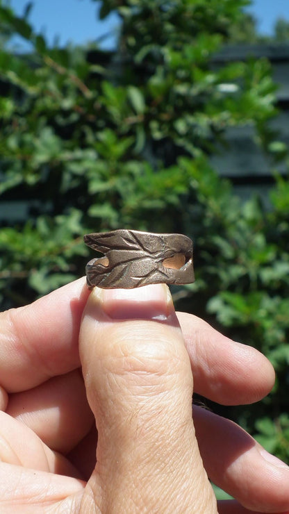 Handmade bronze ring