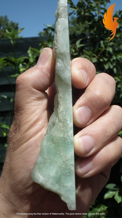 Aquamarine Slab // Aquamarine crystal