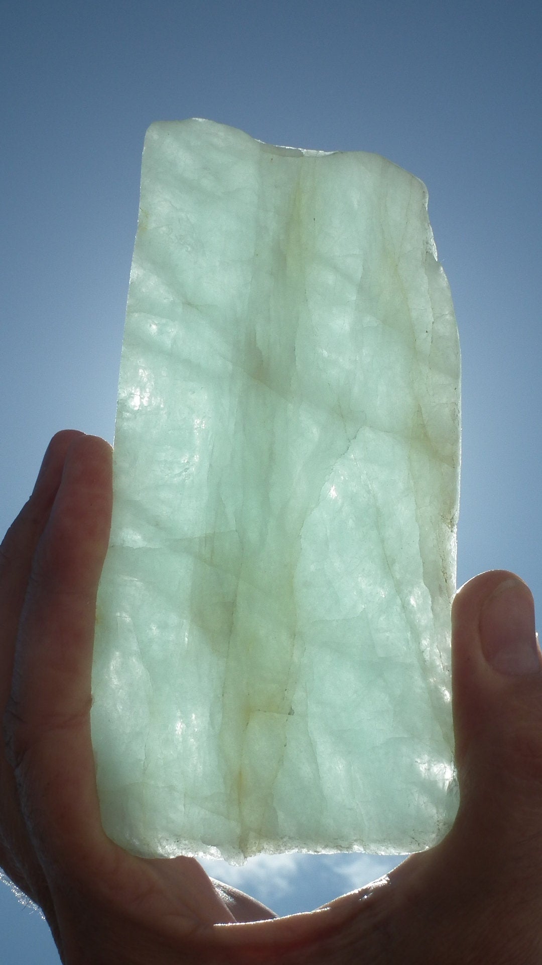 Aquamarine Slab // Aquamarine crystal