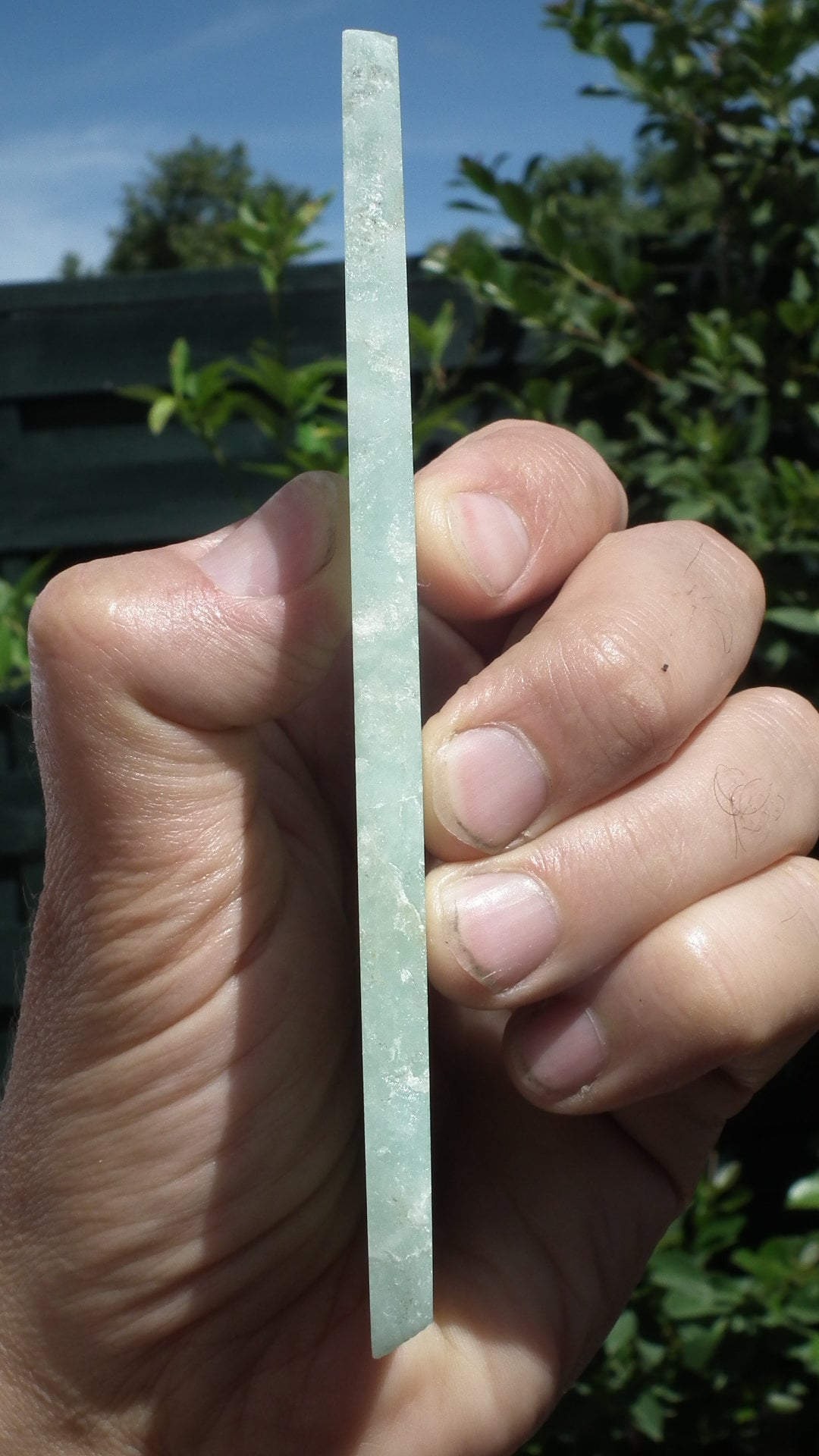 Aquamarine Slab // Aquamarine crystal