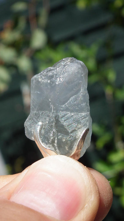 Celestite necklace / Celestite crystal / Blue celestite