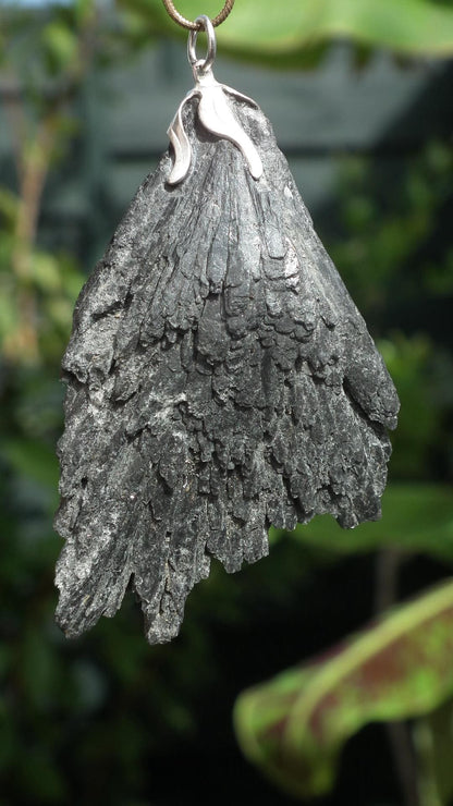 Black Kyanite pendant