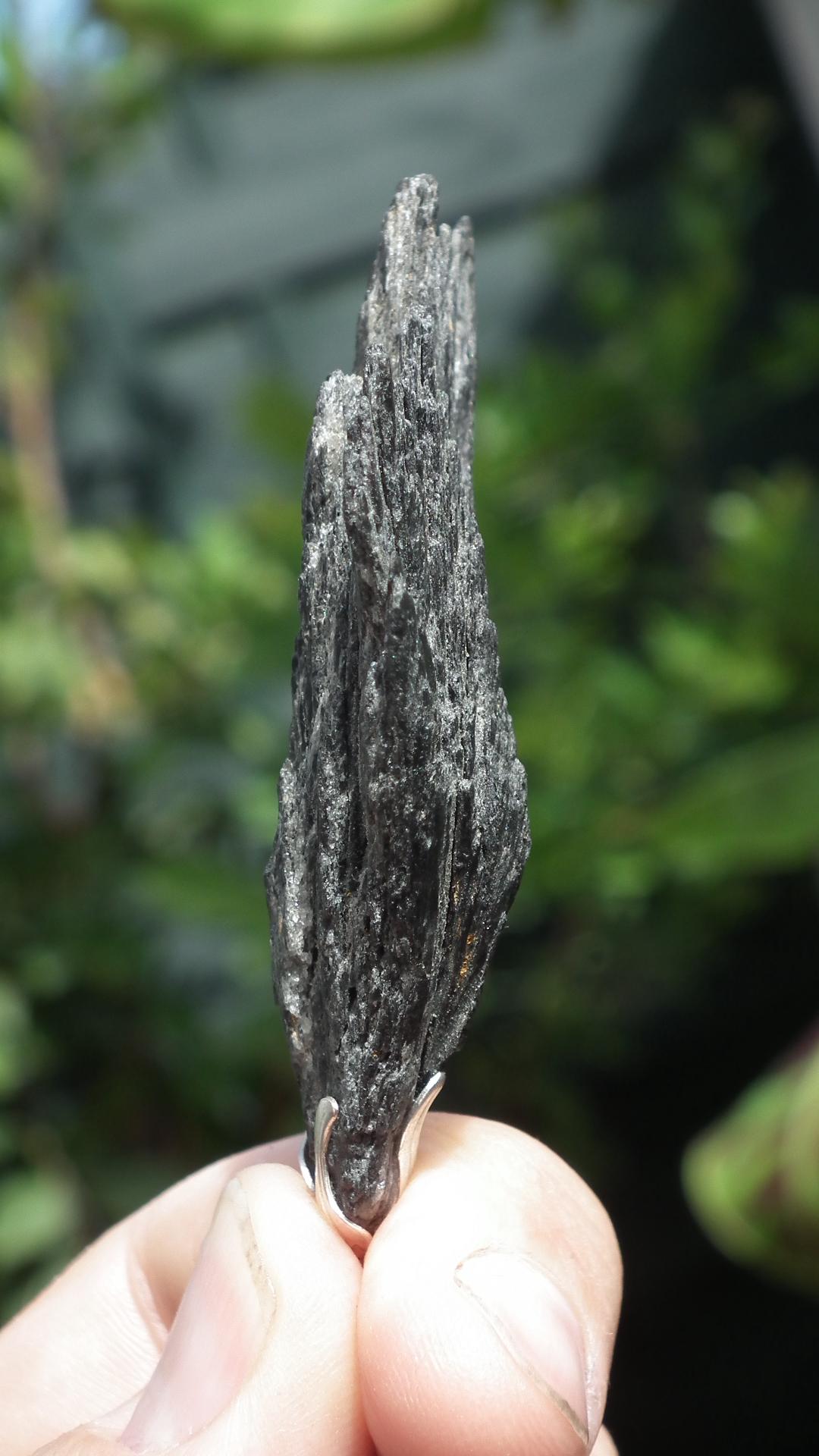 Black Kyanite pendant