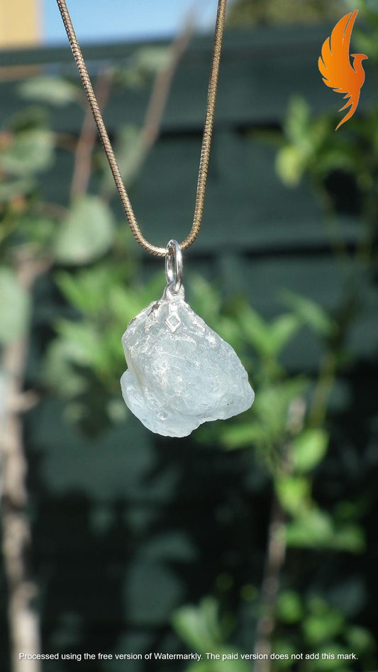 Celestite necklace / Celestite crystal / Blue celestite