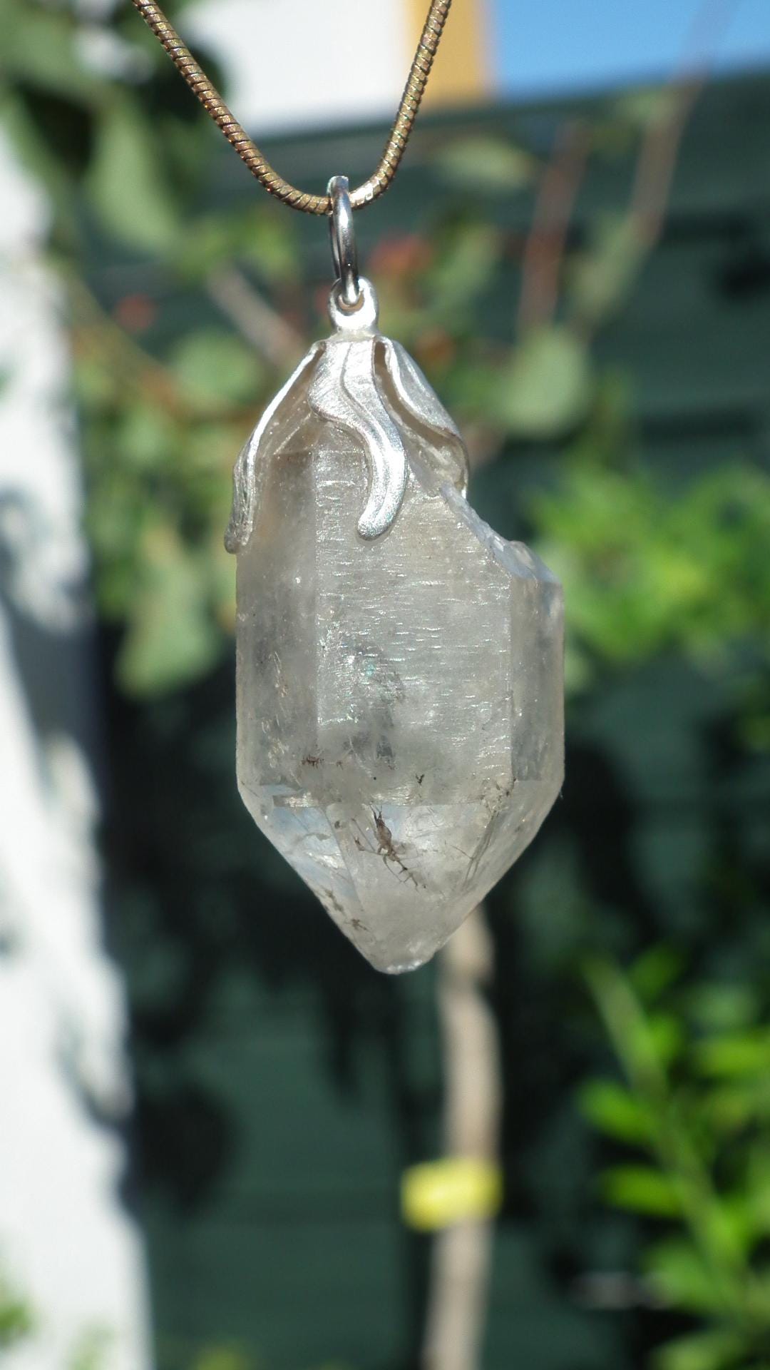 herkimer diamond necklace