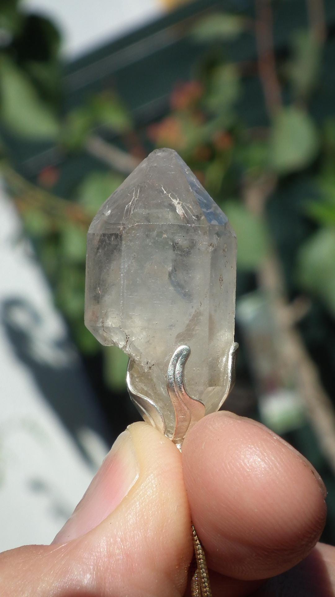 herkimer diamond necklace