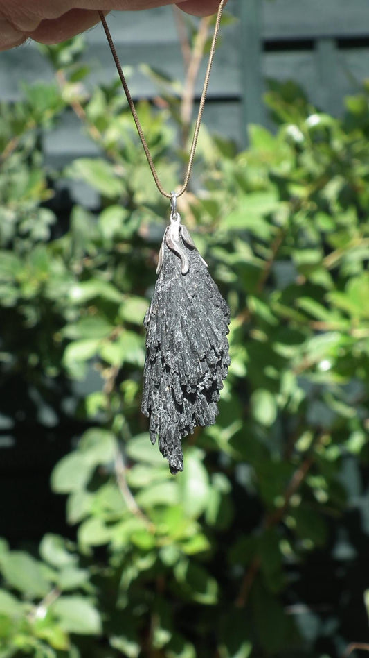 Black Kyanite pendant