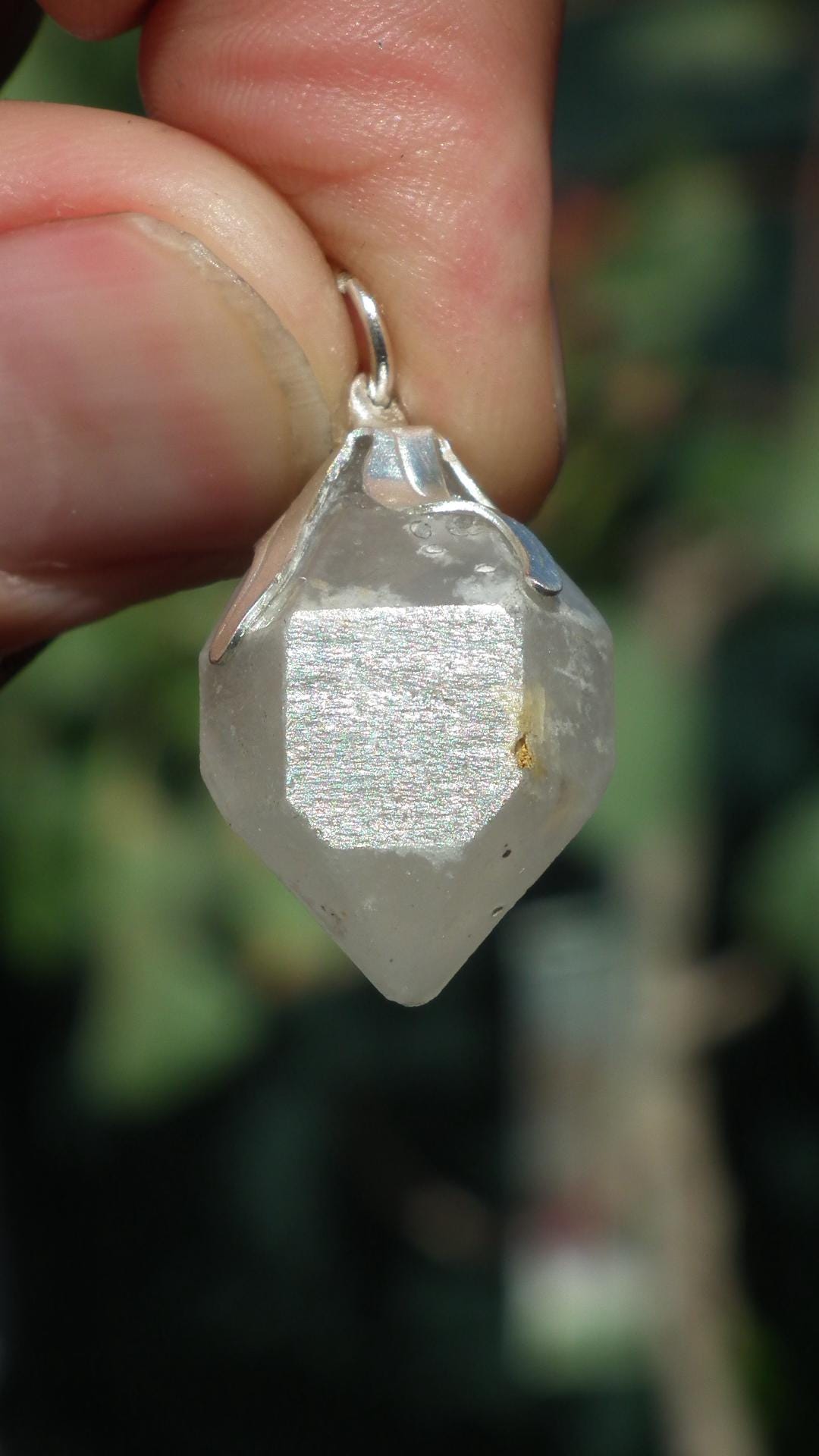 Herkimer diamond necklace // XXL Herkimer diamond necklace