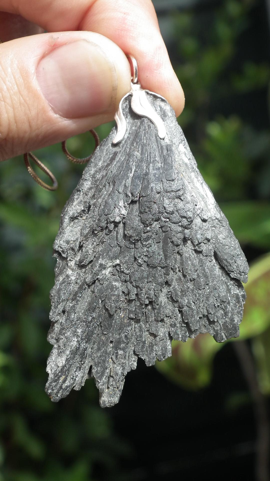 Black Kyanite pendant