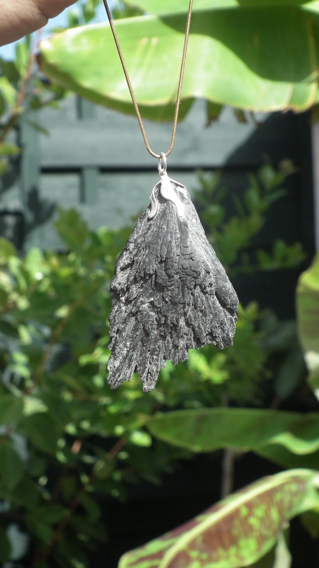 Black Kyanite pendant