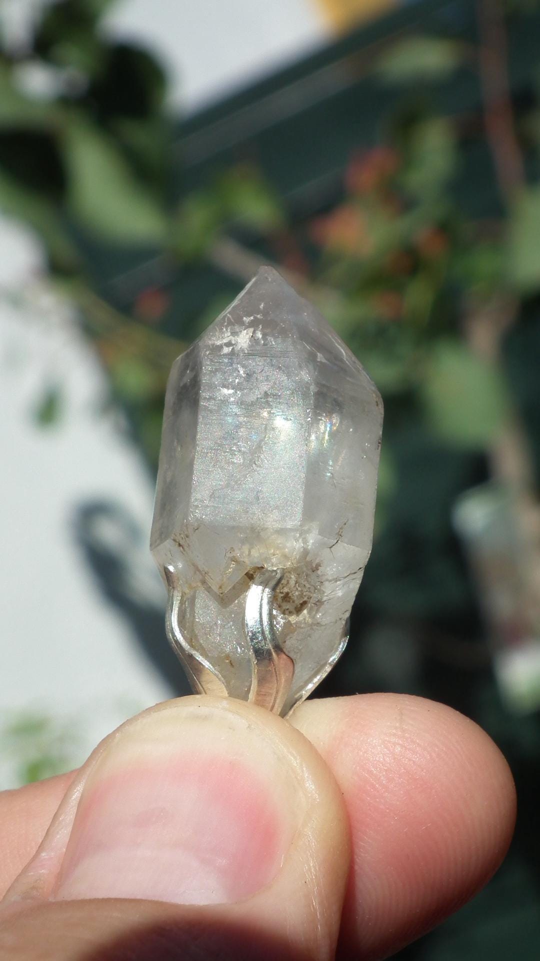 herkimer diamond necklace