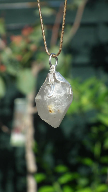 Herkimer diamond necklace // XXL Herkimer diamond necklace