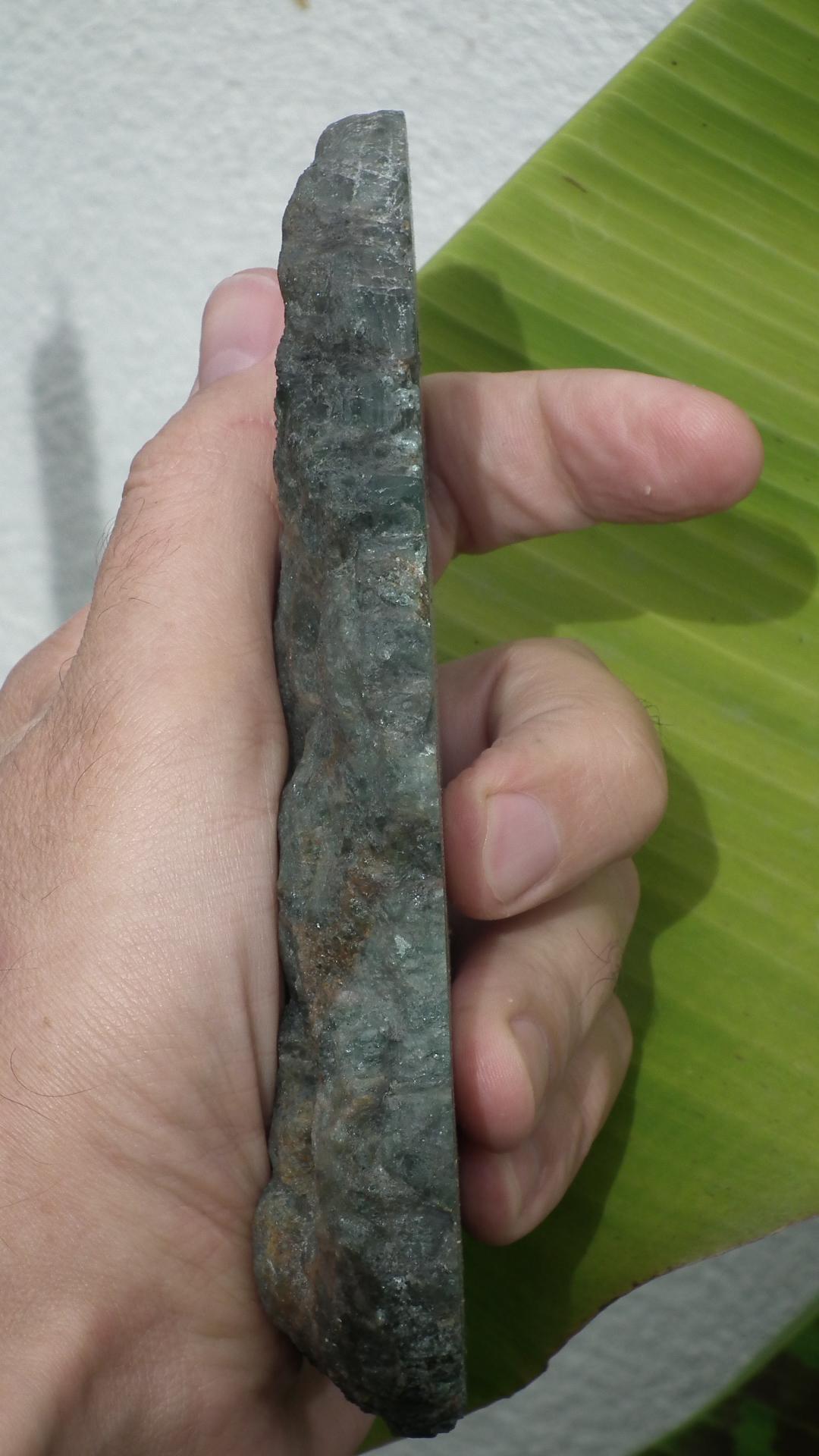 Apatite Slab // Green apatite