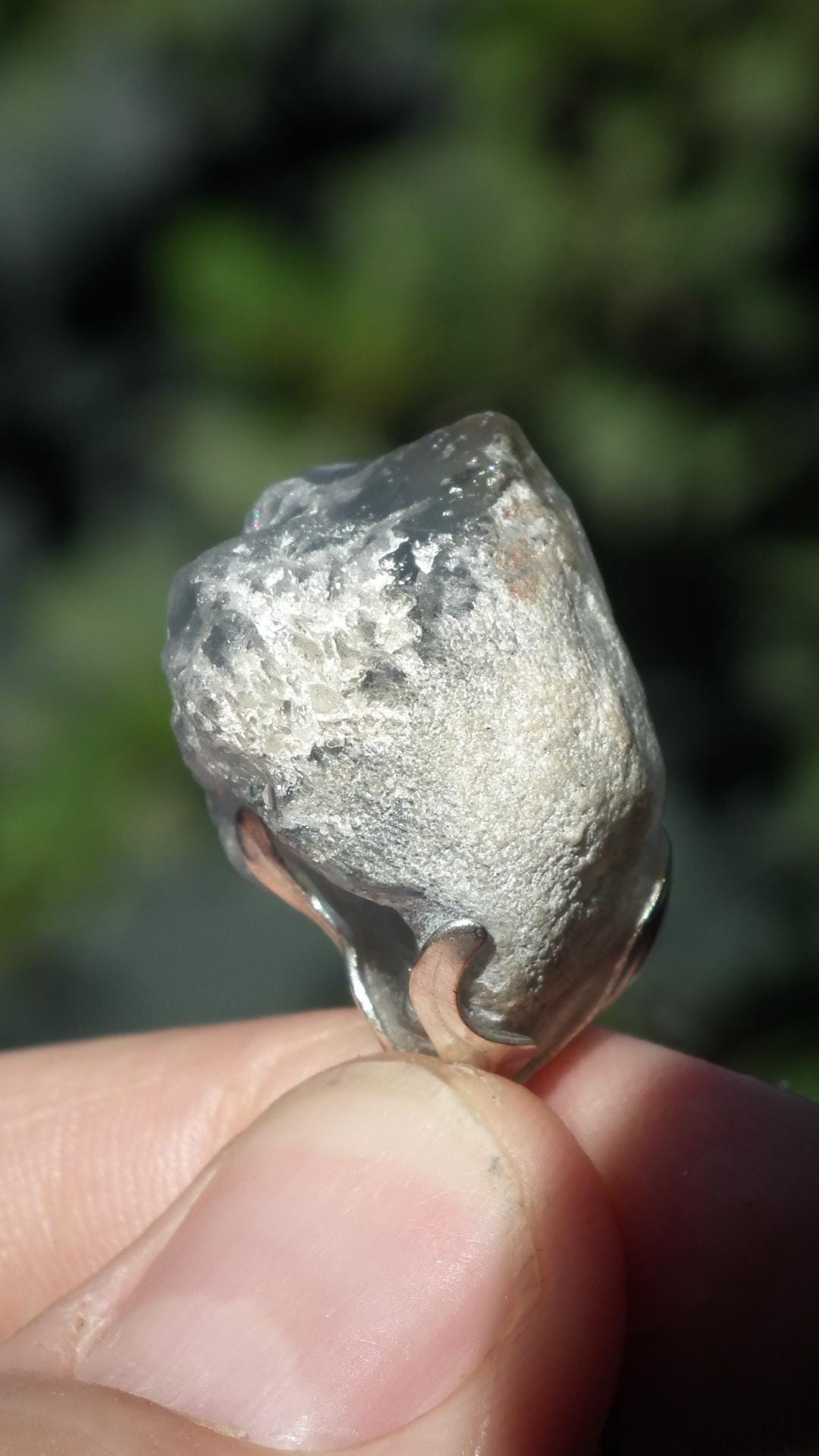 Celestite necklace / Celestite crystal / Blue celestite