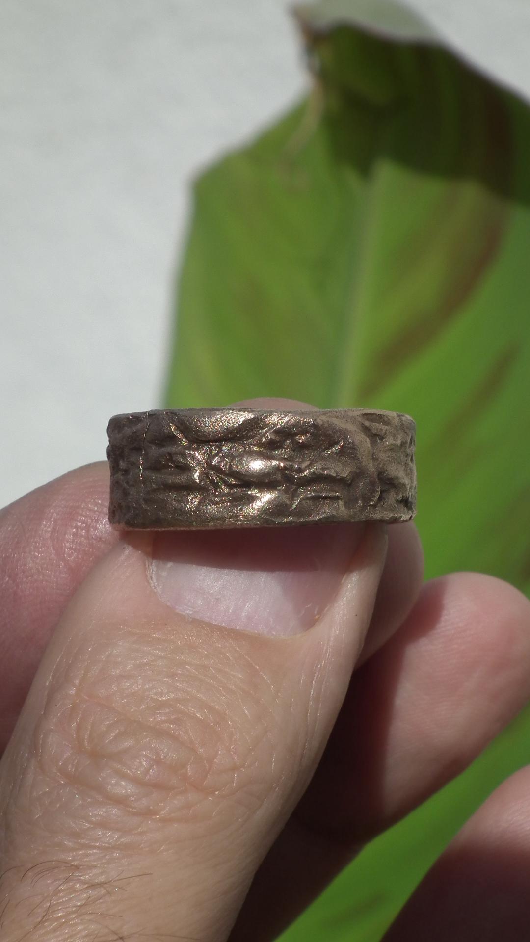 Handmade bronze ring