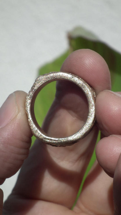 Handmade bronze ring