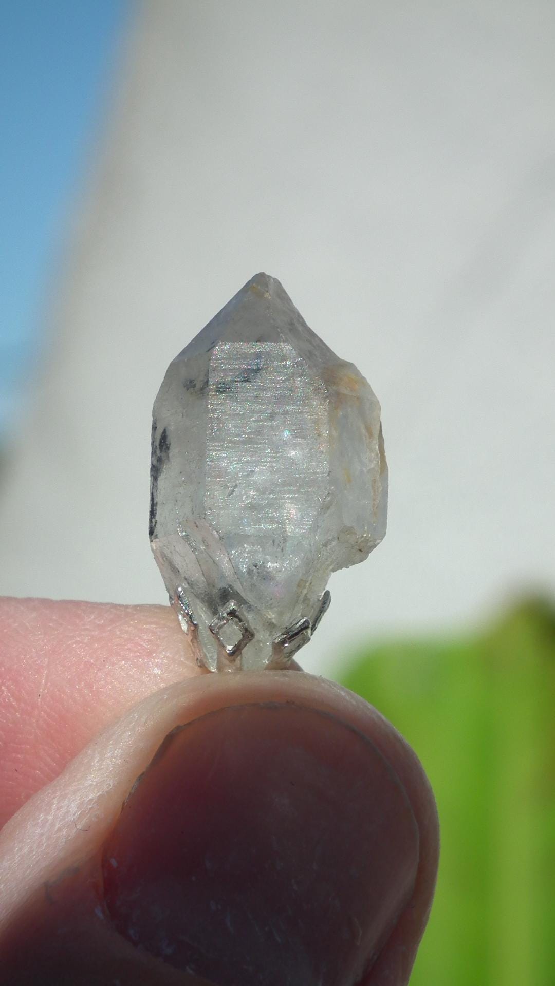 herkimer diamond necklace