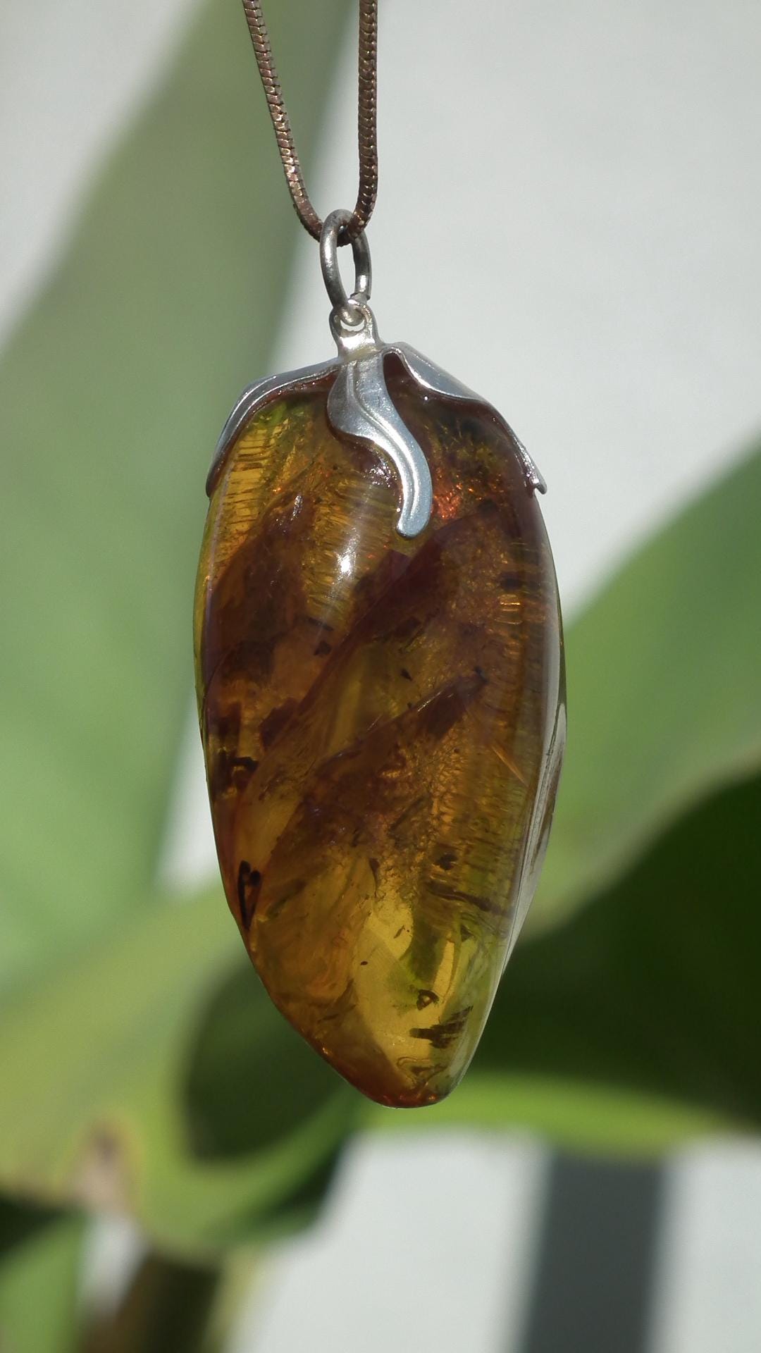 Baltic amber pendant