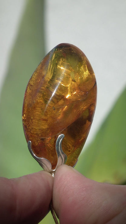 Baltic amber pendant