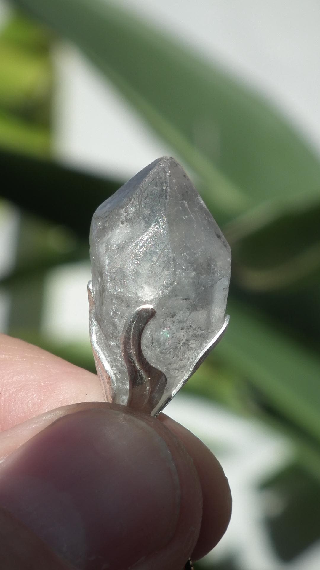 Herkimer diamond pendant