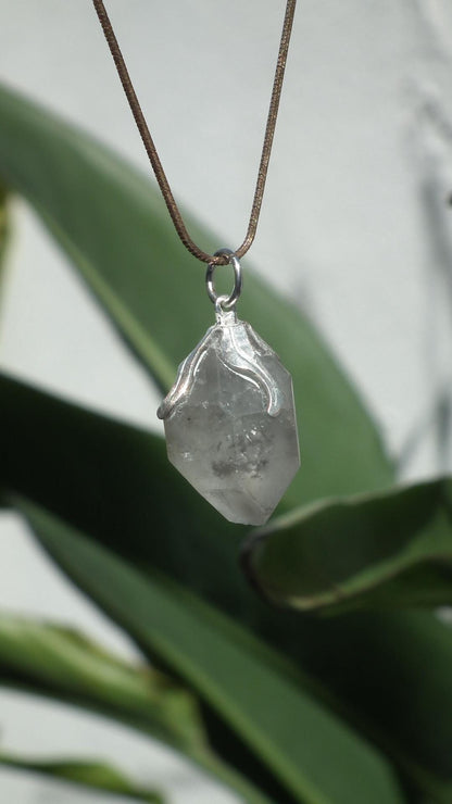 herkimer diamond pendant