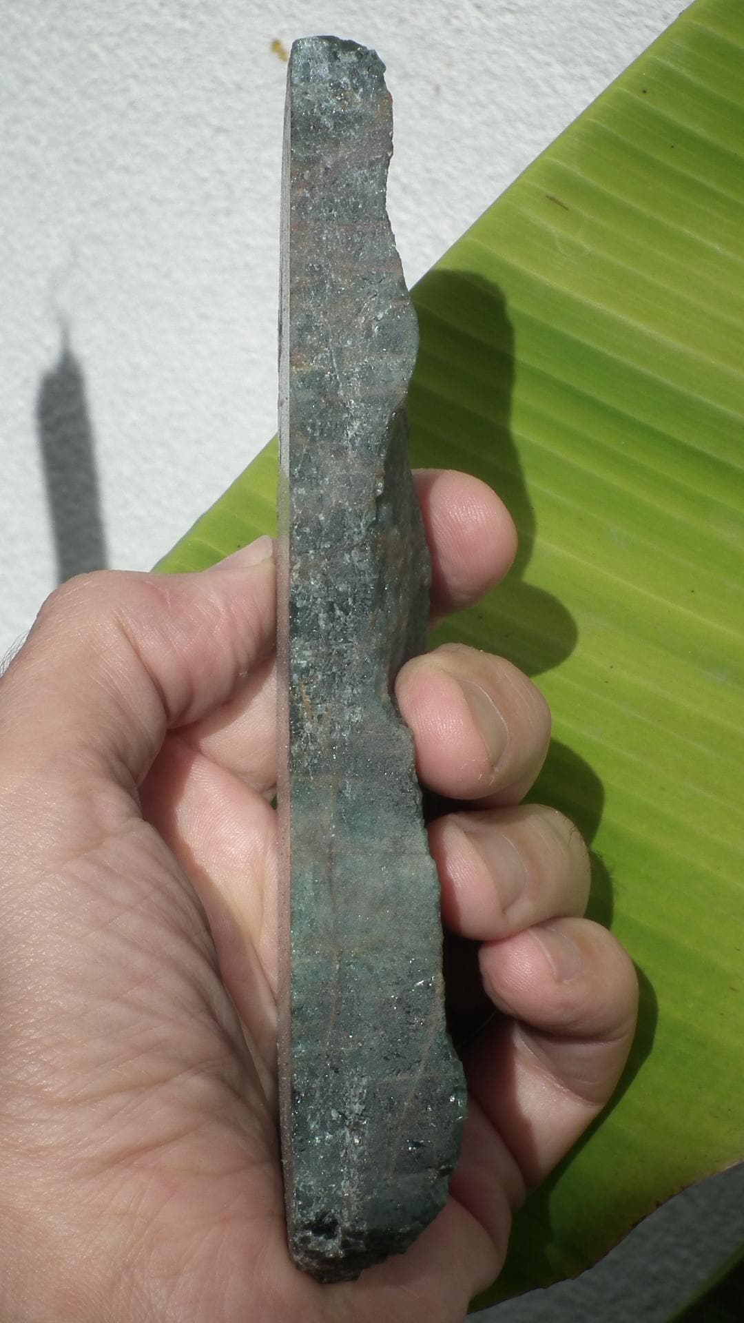 Apatite Slab // Green apatite