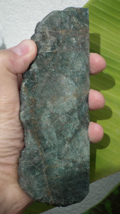 Apatite Slab // Green apatite