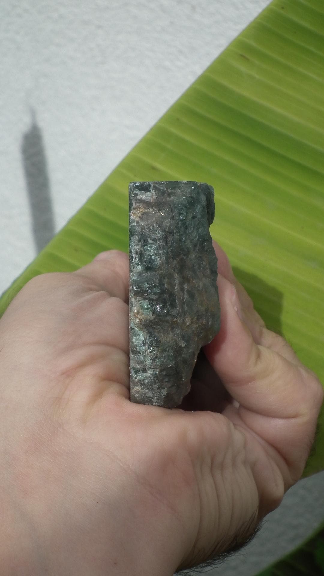 Apatite Slab // Green apatite