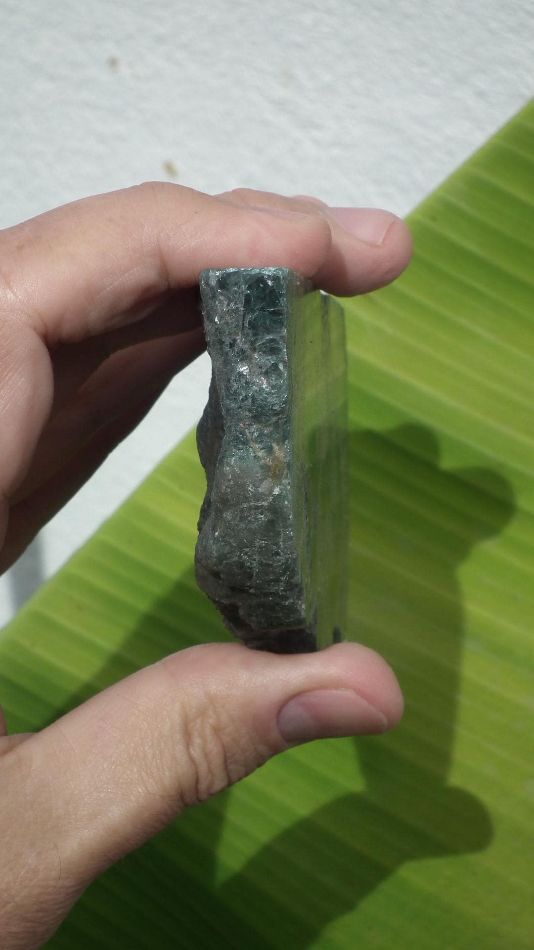 Apatite Slab // Green apatite