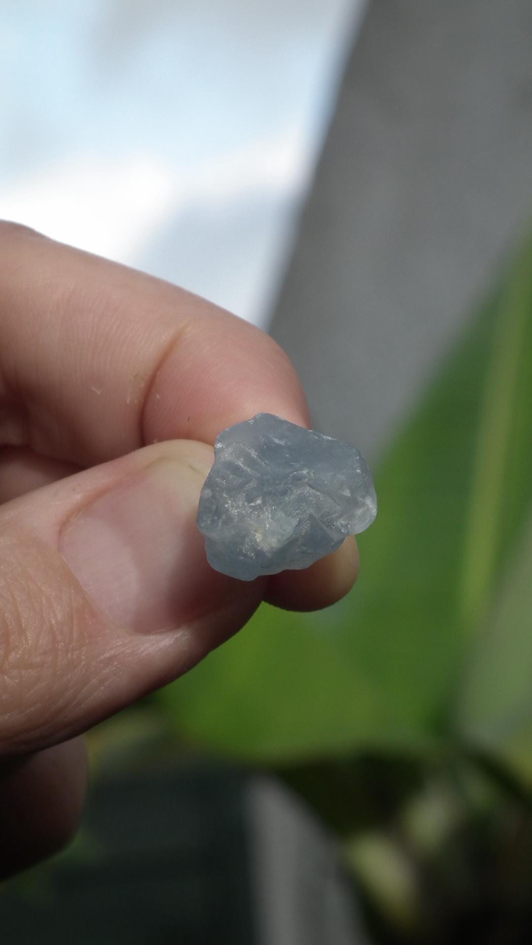 Celestite pendant