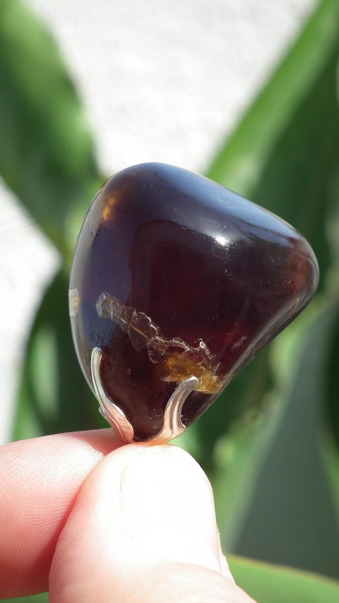 Big Sumatra amber pendant