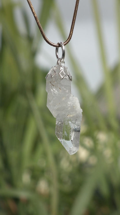 Herkimer diamond necklace