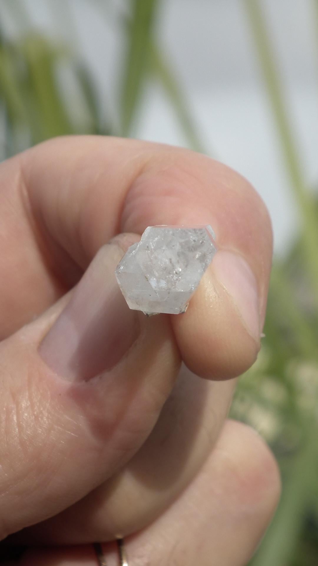 Herkimer diamond necklace