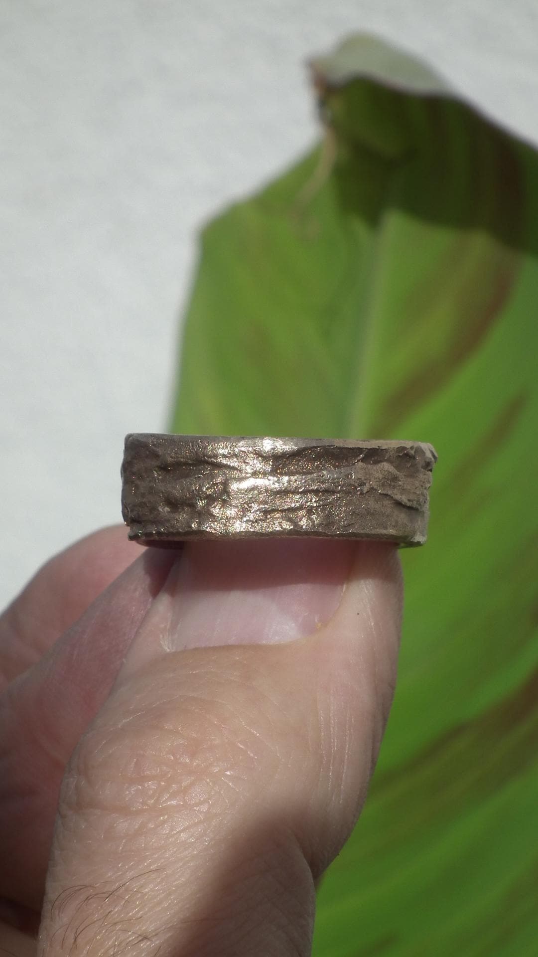 Handmade bronze ring