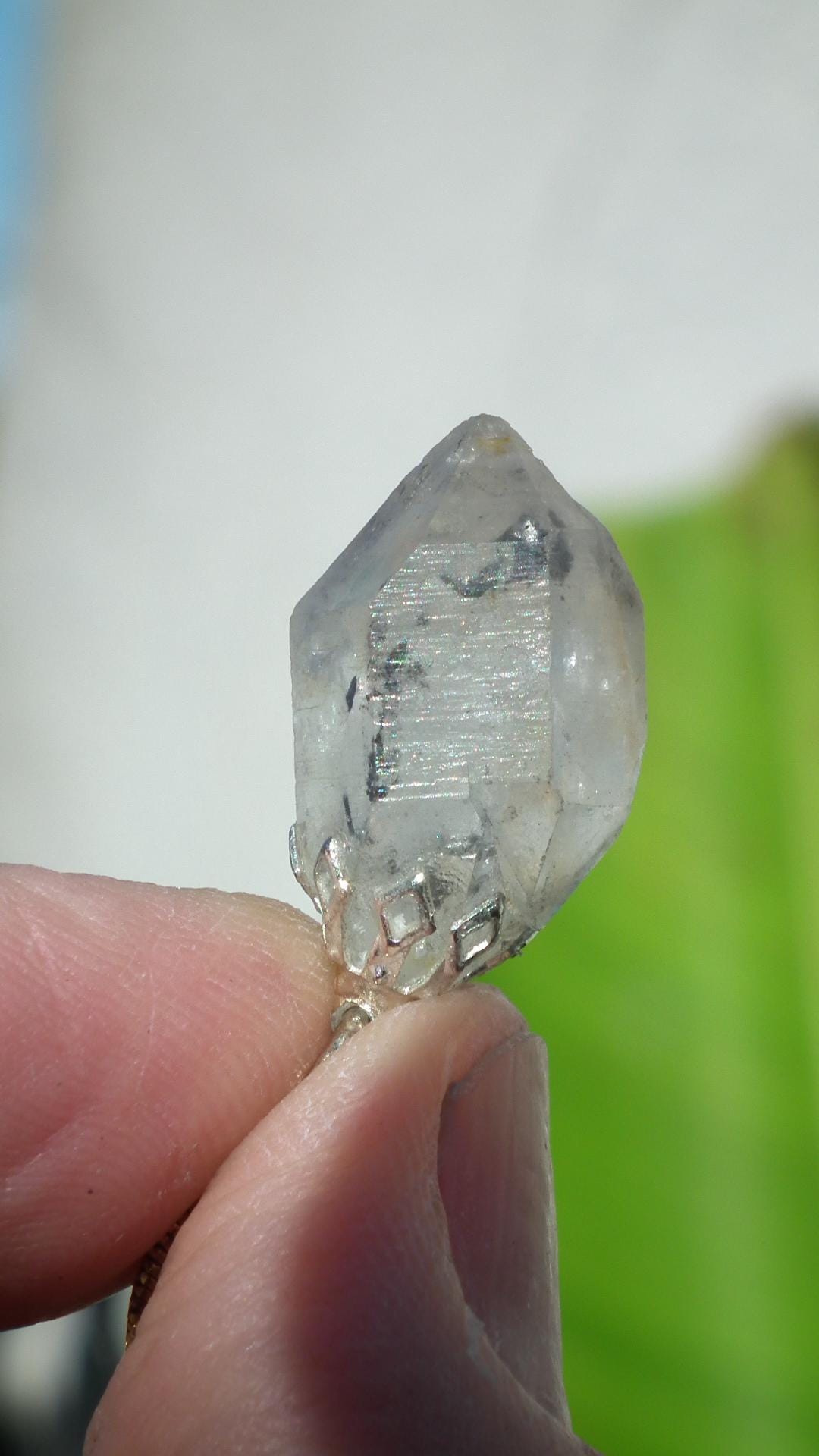 herkimer diamond necklace